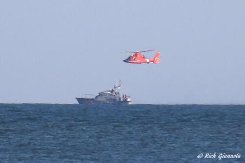 Coast Guard operations at sea