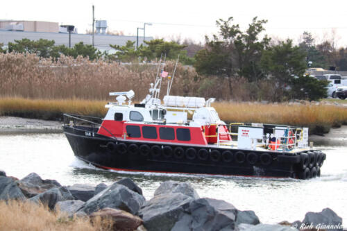 Dan G boat in the inlet