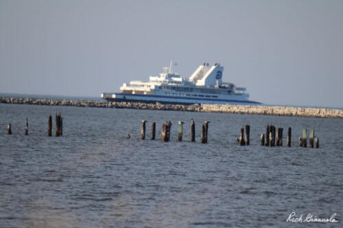 Cape May-Lewes Ferry heading into the Lewes terminal