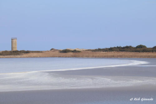 Gordon's Pond partially frozen